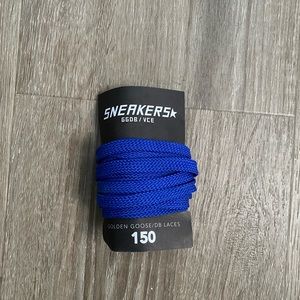 Golden Goose Deluxe Brand blue shoe laces 150